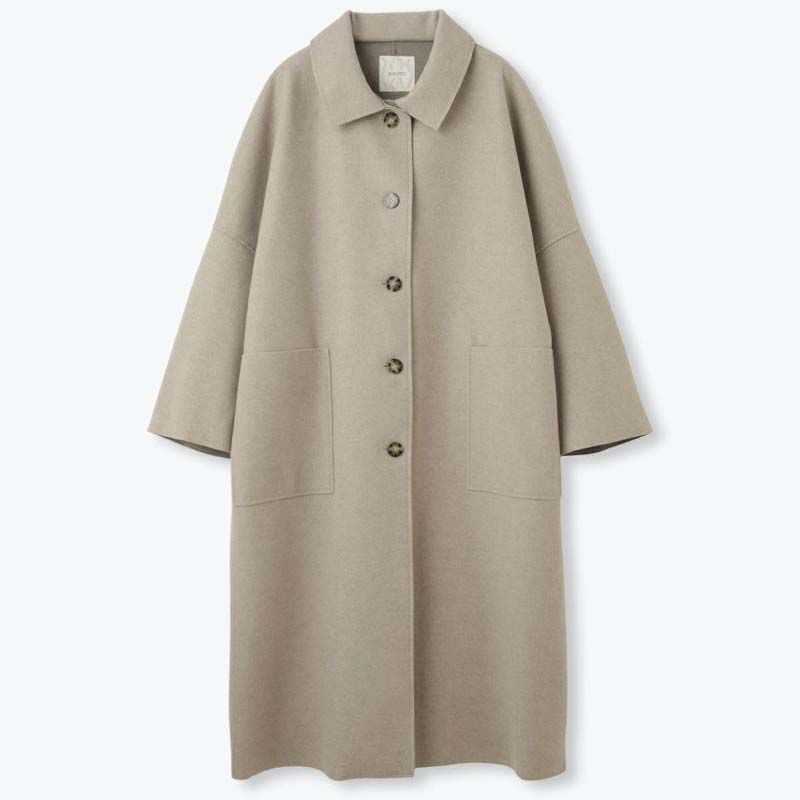 sosotto  ウールライクバルカラーコート /BE20